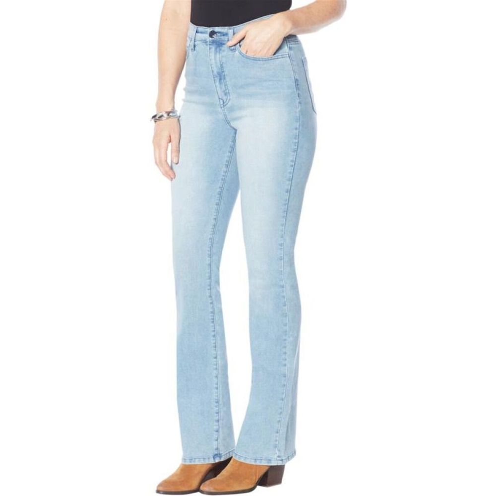 DG2 Diane Gilman Stretch Signature Boot-Cut Jean Chambray 7756314